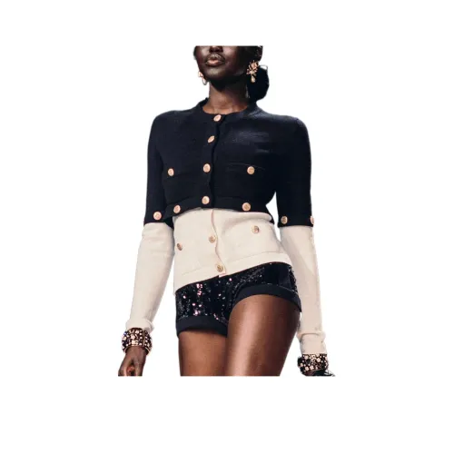 CHANEL SS22 Cashmere Sweater Women's Black