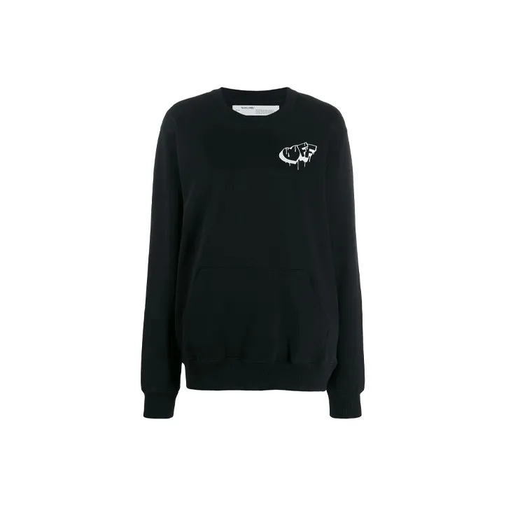 OFF WHITE FW21 Sweatshirts Women's Black-0