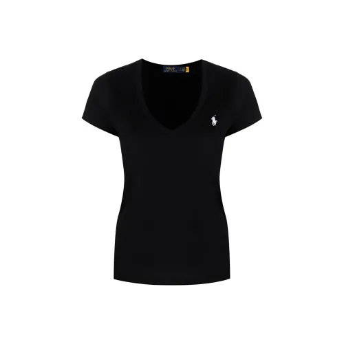 adidas Womens Essentials 3 Stripes V Neck Sweatshirt Black
