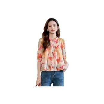 Love Elaine Shirt Women's Sunset Melting Gold
