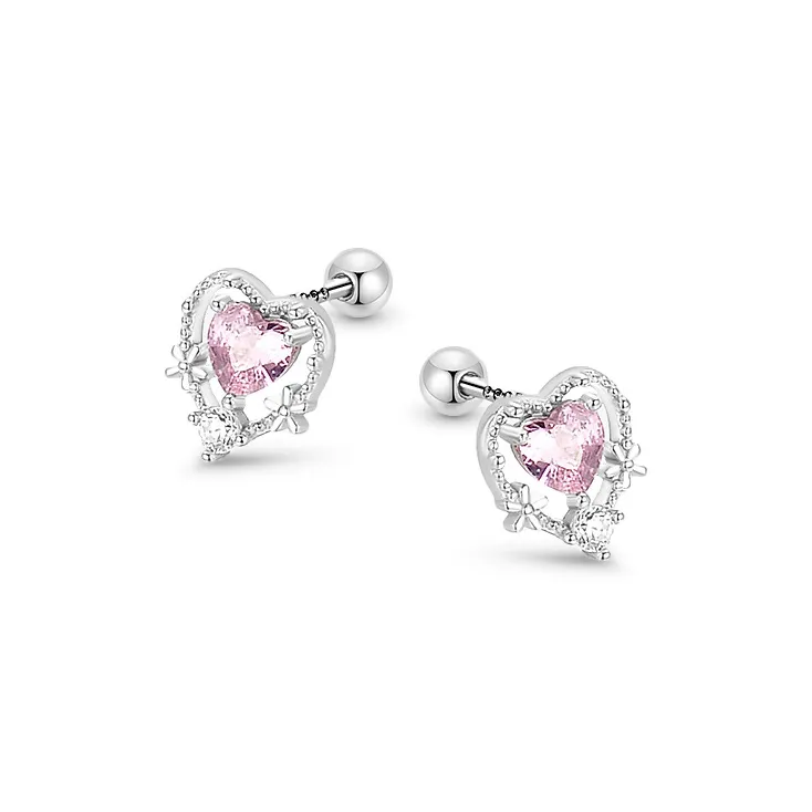 ETAHLOVE Sterling Silver Stud Earrings Women's-0