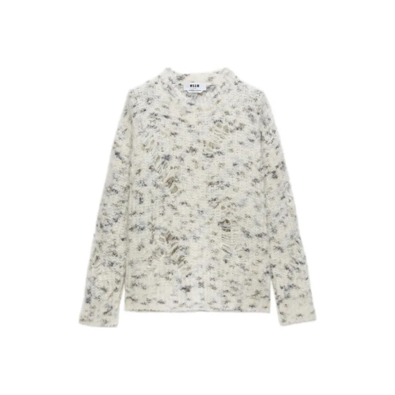 MSGM Drop Shoulder Knitted Jumper-0