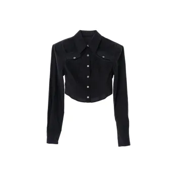 MODULER XIACHUAN Shirt Women's Black