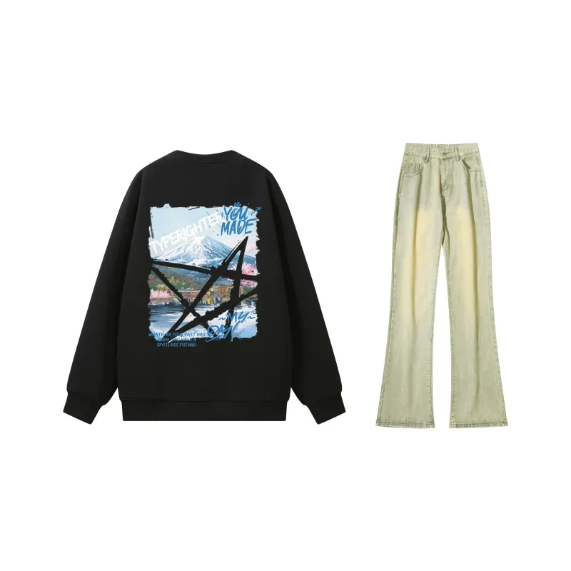 TYPERIGHTER Sweatshirt Set Unisex-3