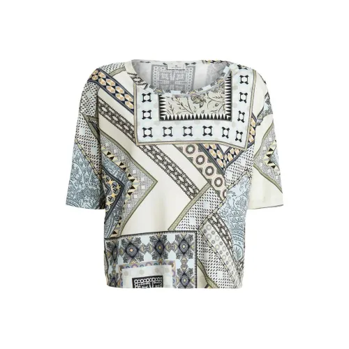 ETRO Abstract Printed Crewneck T Shirt