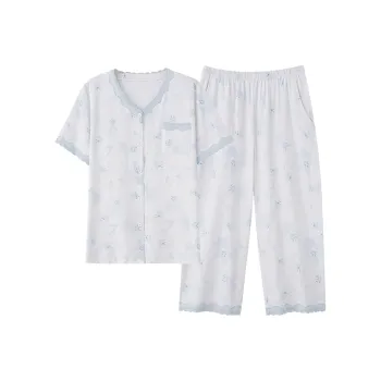 MADALLO Pajama Set Women's Light Blue
