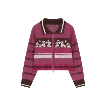 ELF SACK Sweater Women's Multicolor Berry Pink