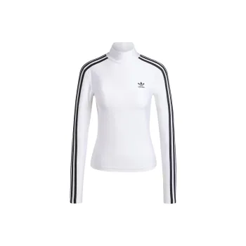 Adidas Originals 3 Stripes T Shirt Women's White