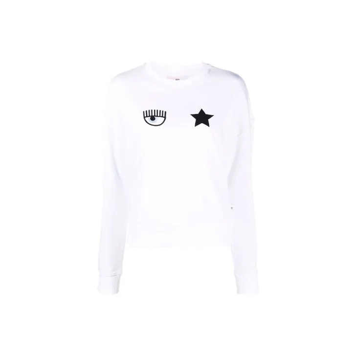 CHIARA FERRAGNI Sweatshirts Women's White-0