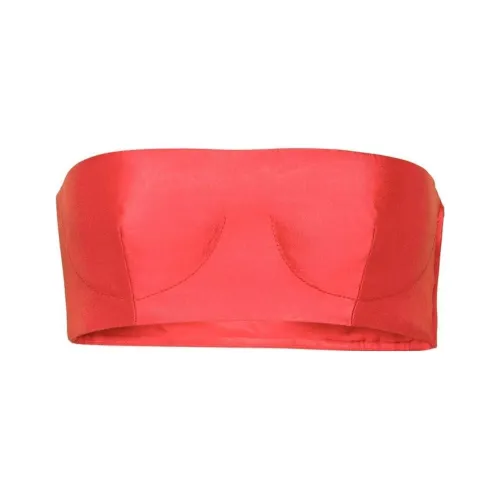 PRADA SS22 Strapless Top Women's Red