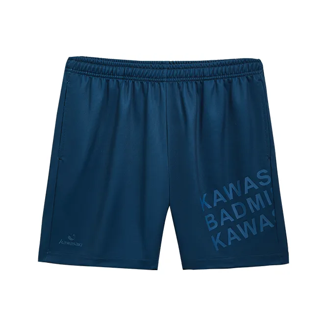 Kawasaki Match Clothing Collection Casual Shorts Men's Gray Blue-0