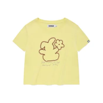 Kirsh SS24 T Shirt Women's Light Yellow