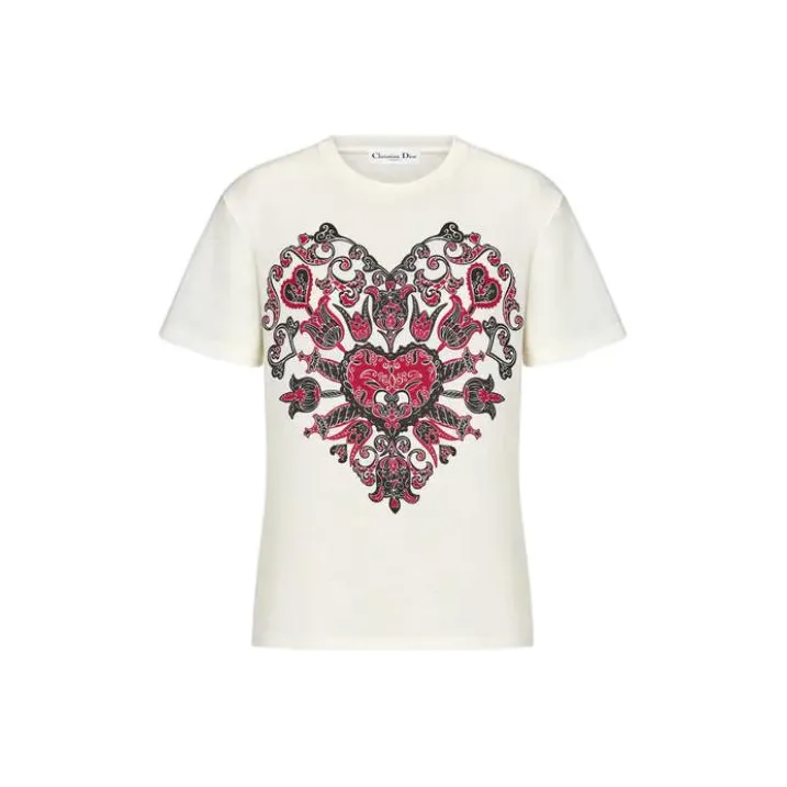 DIOR SS23 Regular T Shirt Women's Ecru-0