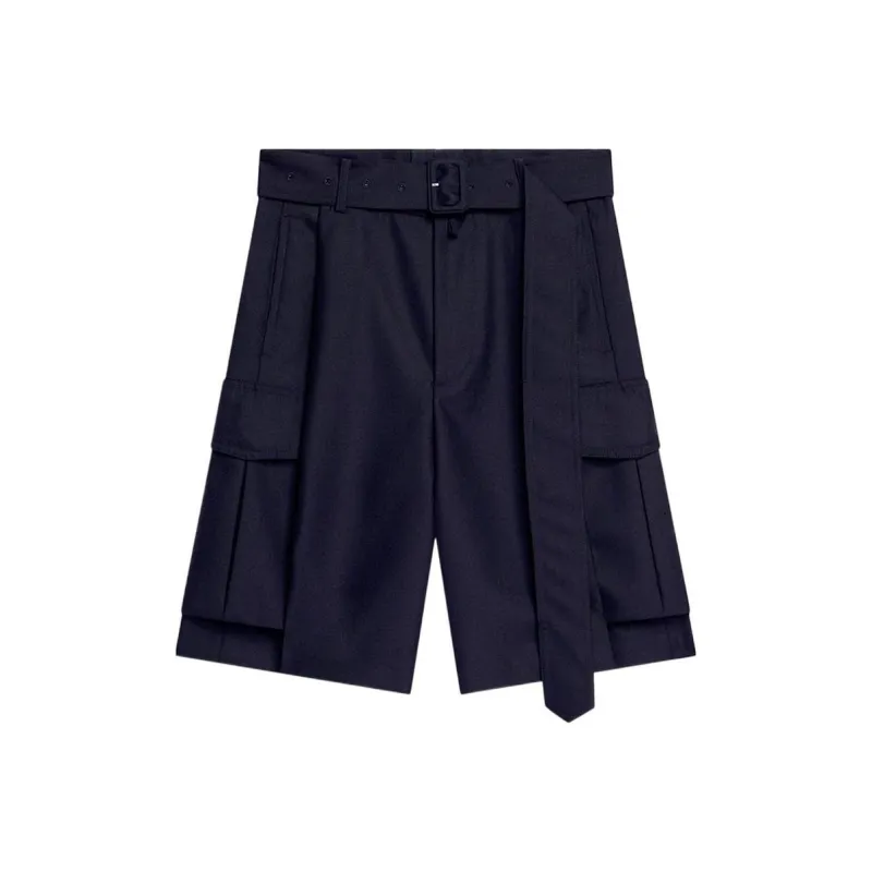 DRIES VAN NOTEN Casual Shorts Men's Dark Blue-0