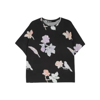 BIMBA Y LOLA Floral-print T-shirt
