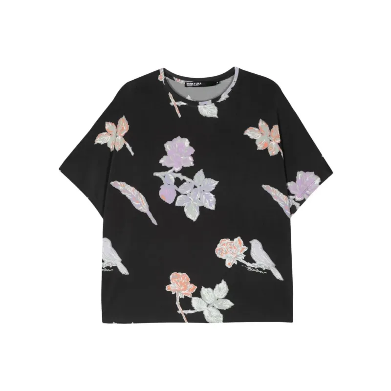 BIMBA Y LOLA Floral-print T-shirt-0