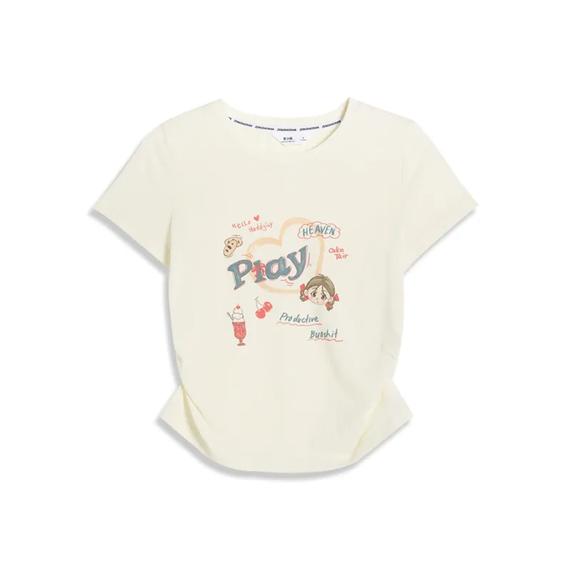 Zeng Xiaoxian T Shirt Women's Light Yellow-0