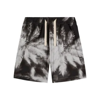 PALM ANGELS Blueprint Palms Drawstring Track Shorts