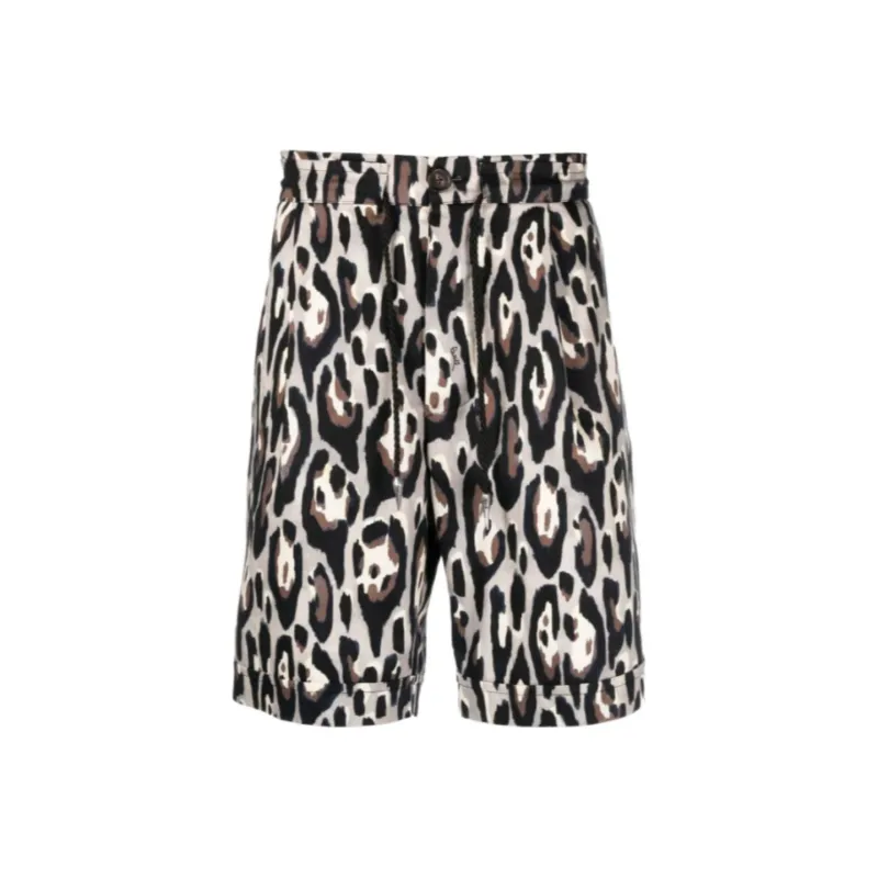 Roberto Cavalli Casual Shorts Men's Black-0