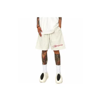 7 SEVFUN Shorts Unisex White Heather Gray