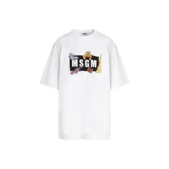 MSGM T Shirts Women's White