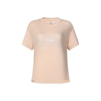 FILA T Shirts Women's Orange Pink