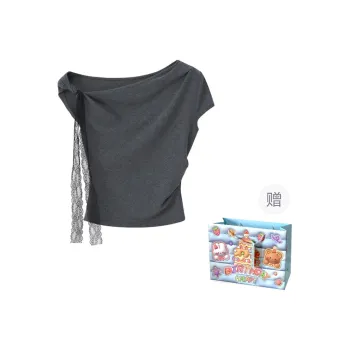QUIET ANGEL T Shirt Women's Gray