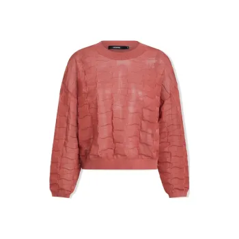 UPON PRO Loose Fit Knitwear Women's Orange Red