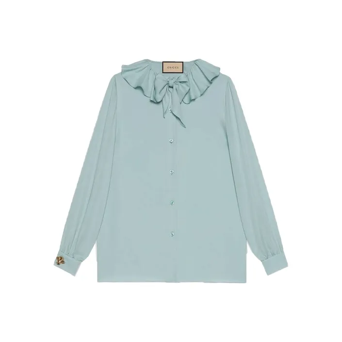 GUCCI Shirts Women's Light Blue-0
