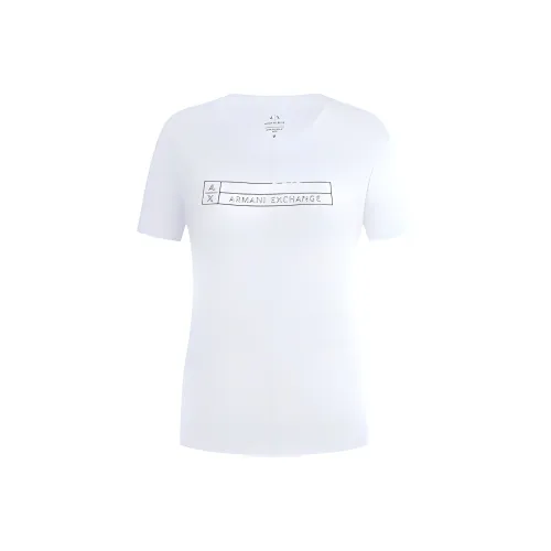 ARMANI EXCHANGEAE SS24 T Shirt Women's White