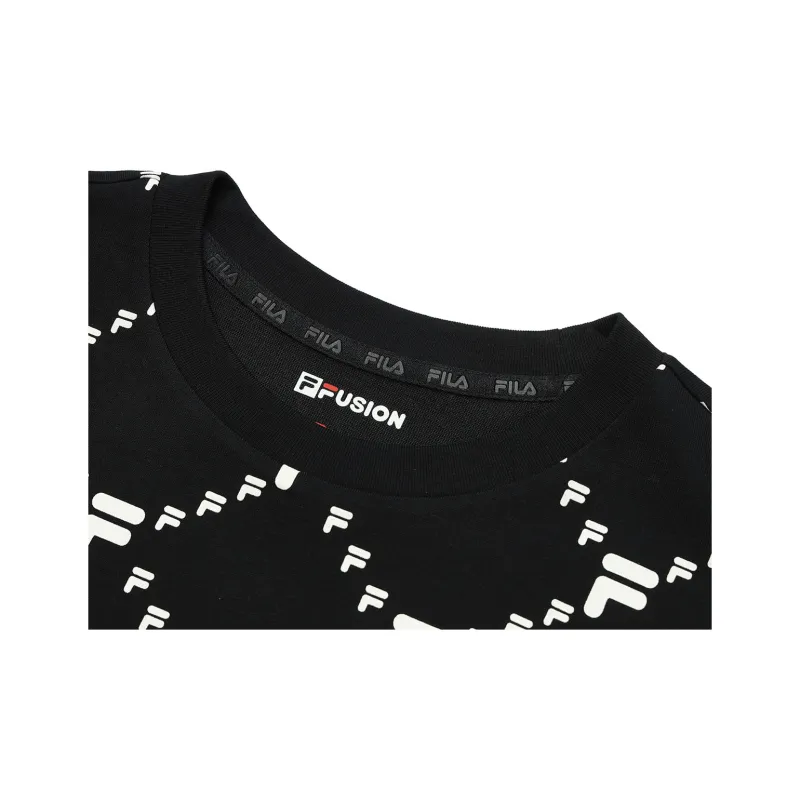 FILA Short Sleeved Dress Women's Black-4