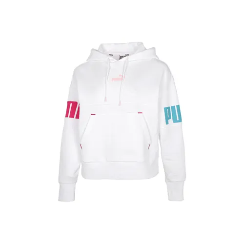 PUMA Sweatshirts Women's White