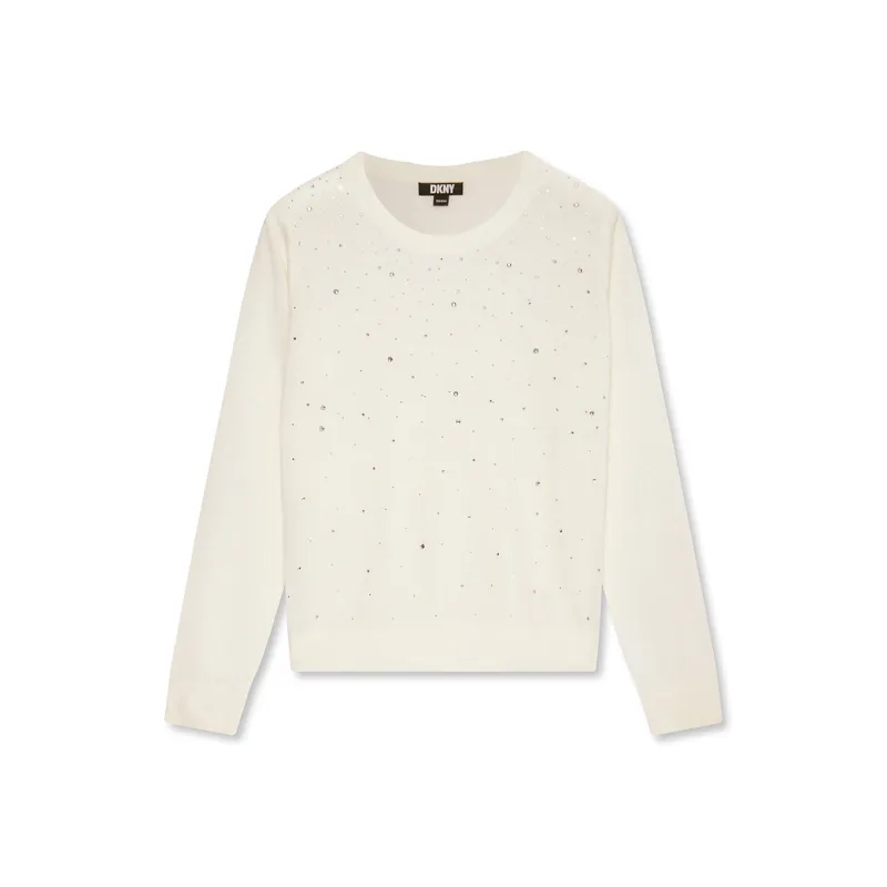 DKNY FW24 Sweater Women's White-0