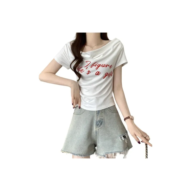 Mu Xiao Xin Regular T Shirt Women's-0