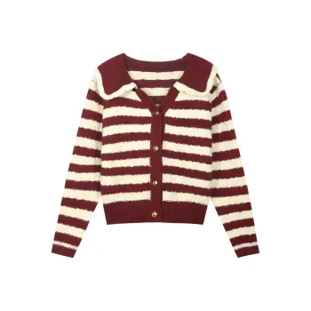 MISHOW Sweater Women's Vintage Red