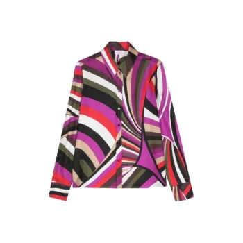 EMILIO PUCCI Abstract print Silk Blazer