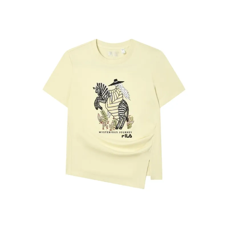 FILA T Shirts Women's Light Gold-0