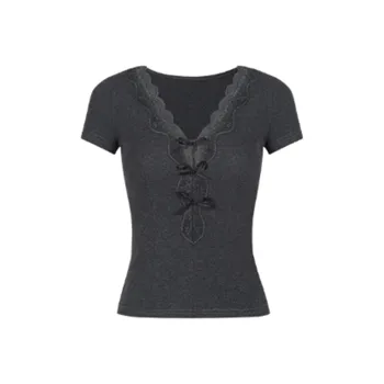 Puppytown T Shirt Women's Dark Gray