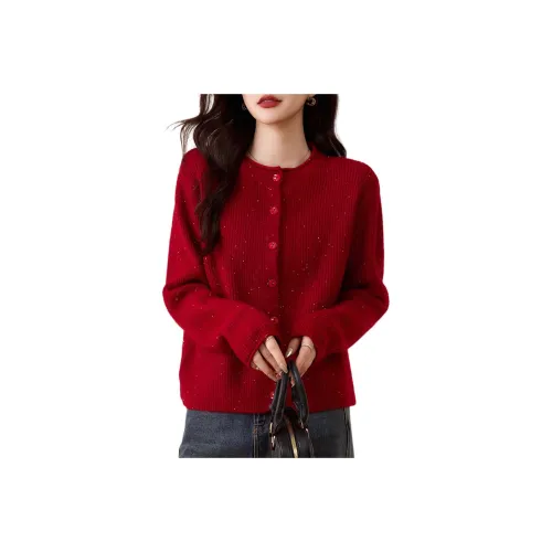X MOOM aop sweaters Women's Red