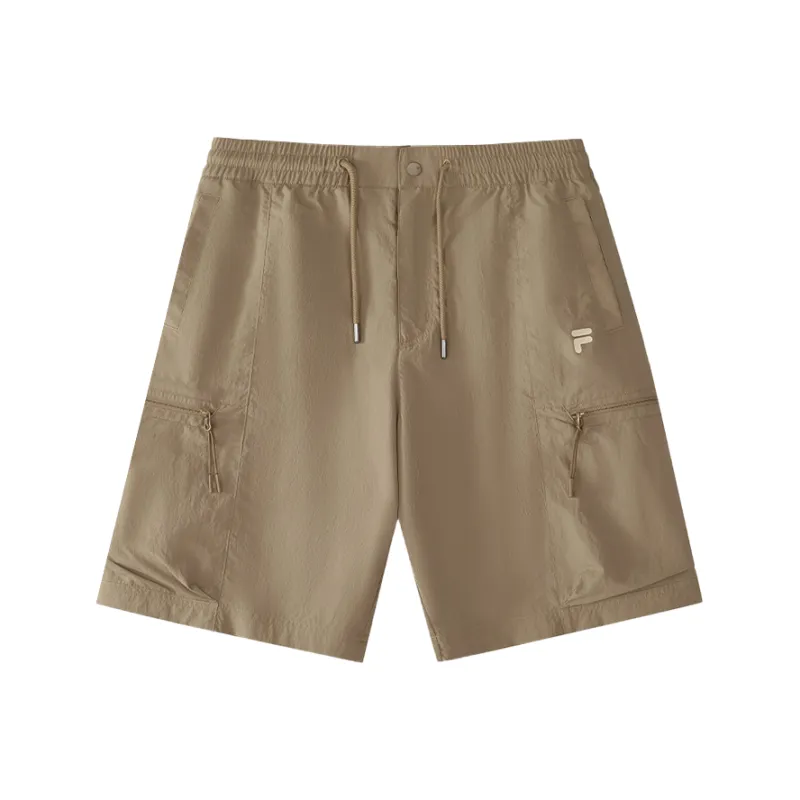 FILA FUSION SS25 Casual Shorts Men's Fragrant Coffee Khaki DK-0