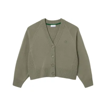 LACOSTE Sweater Women's Khaki Brown