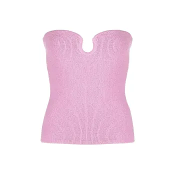 NANUSHKA Strapless Tops Women's Pink