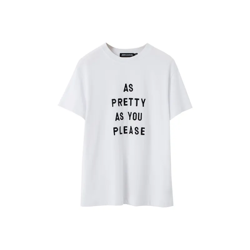 SOON FLOWER T Shirt Women's White-0