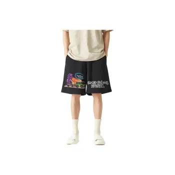AFTER SCHOOL SPECIAL Casual Shorts Unisex Black