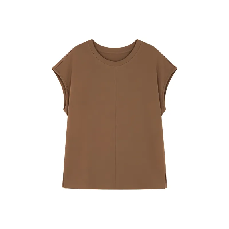 Mo Han Yi Mei T Shirt Women's Coffee-0