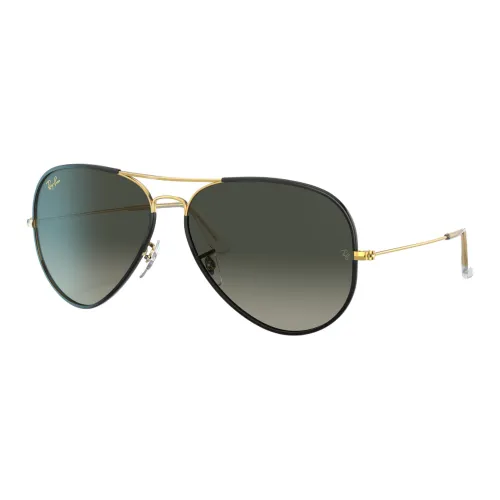 RayBan Metal Aviator Sunglasses Unisex Black
