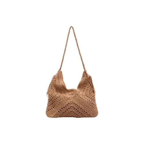 Yalu Straw Woven Tote Bag, Shopping Bag, Shoulder Bag Women's Multicolor