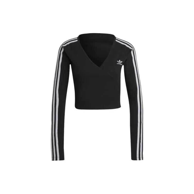 Adidas Originals Classic Collection Raglan Sleeve T Shirt Women's Black-0
