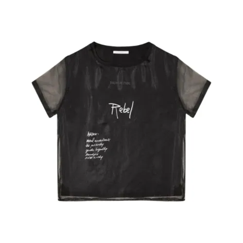 Patrizia Pepe SS25 Regular T Shirt Women's Black