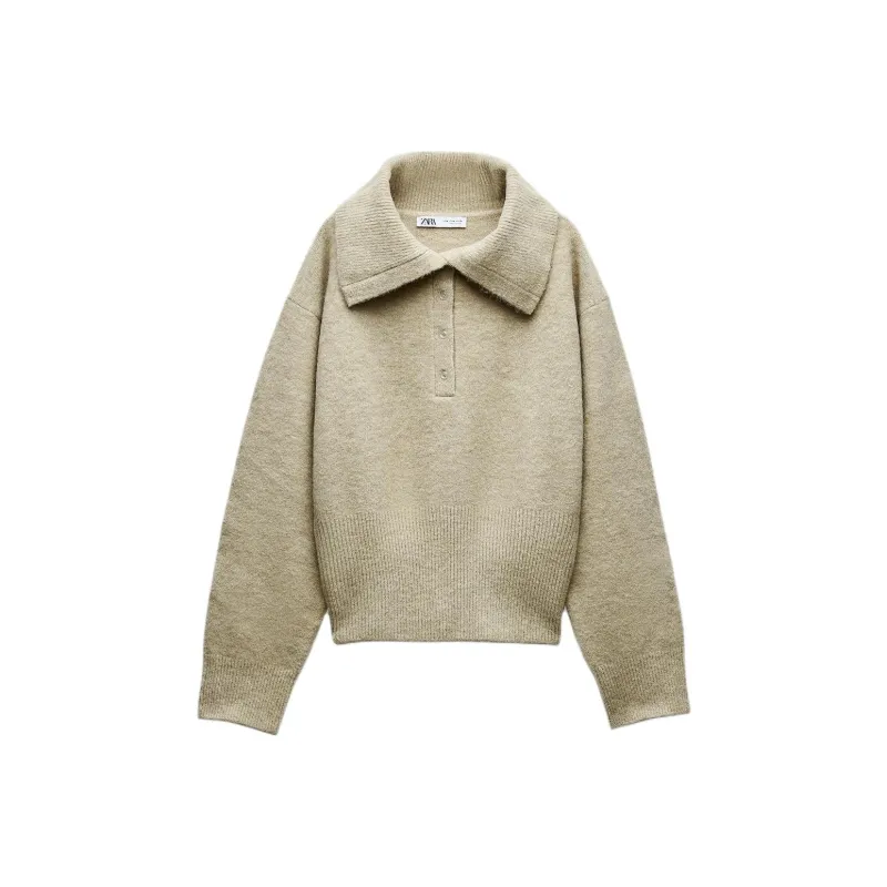 ZARA Sweater Women's Light Green-0